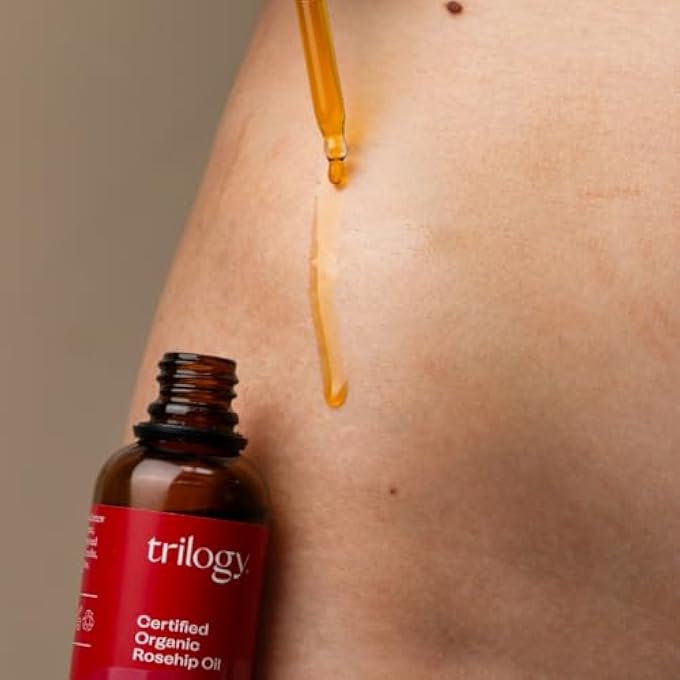 Trilogy CERTIFIED ORGANIC ROSEHIP OIL - 45 ML - NATURAL ANTI-AGEING ORGANIC FACE OIL MADE FROM COLD-PRESSED ROSEHIP OIL FOR FACE CARE & REDUCTION OF STRETCH MARKS AND WRINKLES - Image 4
